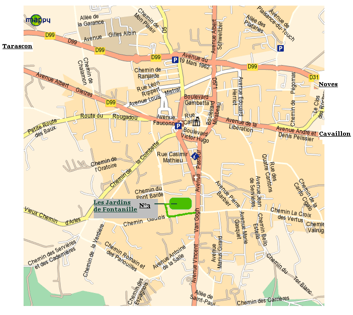 plan de saint remy de provence